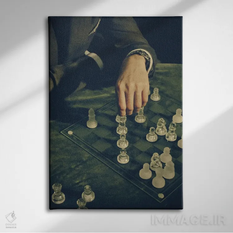 تابلو سینمان I (نام اختصاصی - در صورت لزوم توضیح در پرانتز اضافه شود) اثر آلساندرو پاسرینی - نمای روبهرو روی دیوار