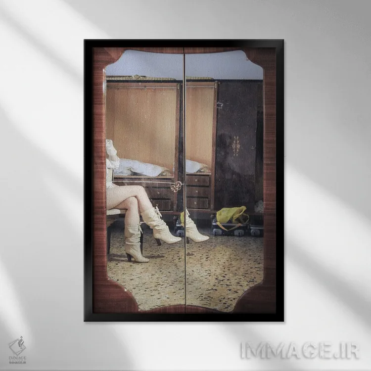 تابلو ۲هزار و سیزده I اثر آلساندرو پاسرینی - نمای قابدار مشکی