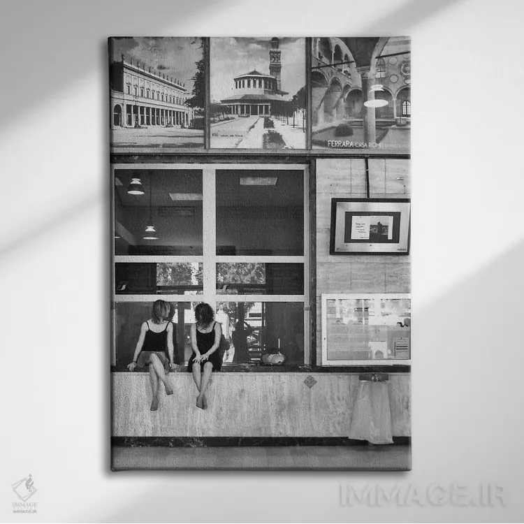 تابلو فرارا II اثر آلساندرو پاسرینی - نمای روبهرو روی دیوار