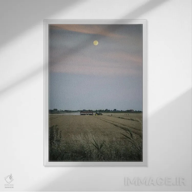 تابلو دلتا II اثر آلساندرو پاسرینی - نمای قابدار سفید