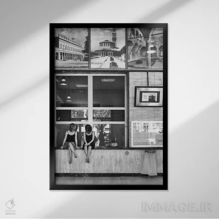 تابلو فرارا II اثر آلساندرو پاسرینی - نمای قابدار مشکی