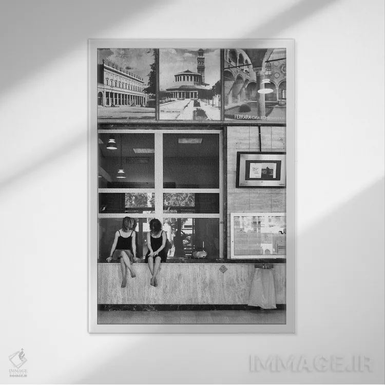 تابلو فرارا II اثر آلساندرو پاسرینی - نمای قابدار سفید