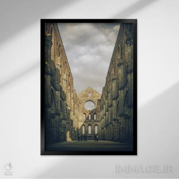 تابلو سنزه I اثر آلساندرو پاسرینی - نمای قابدار مشکی