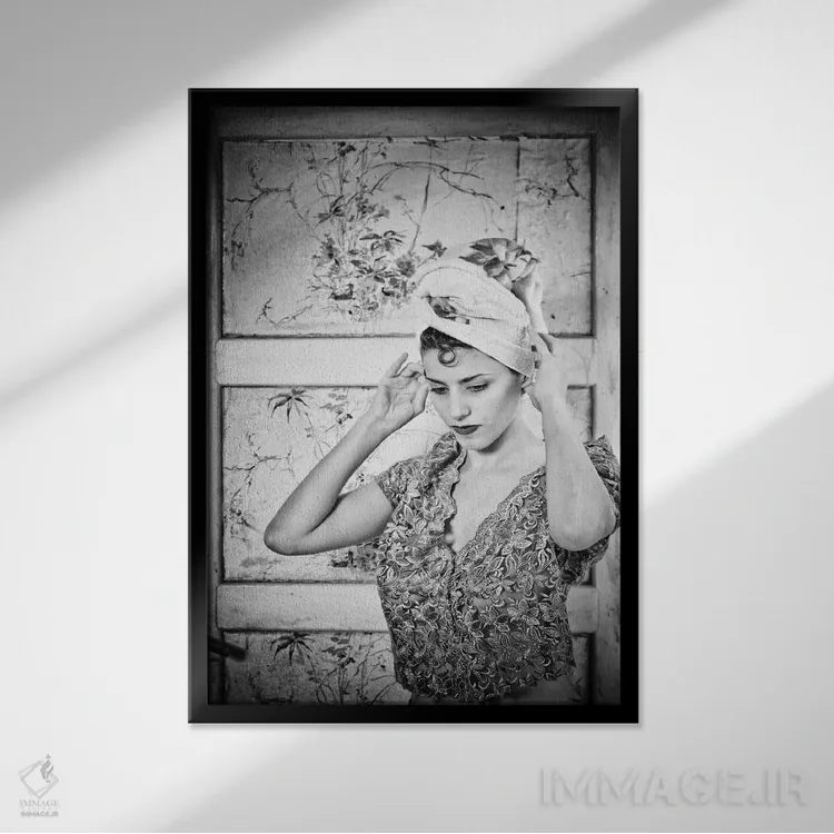 تابلو آیللک I اثر آلساندرو پاسرینی - نمای قابدار مشکی