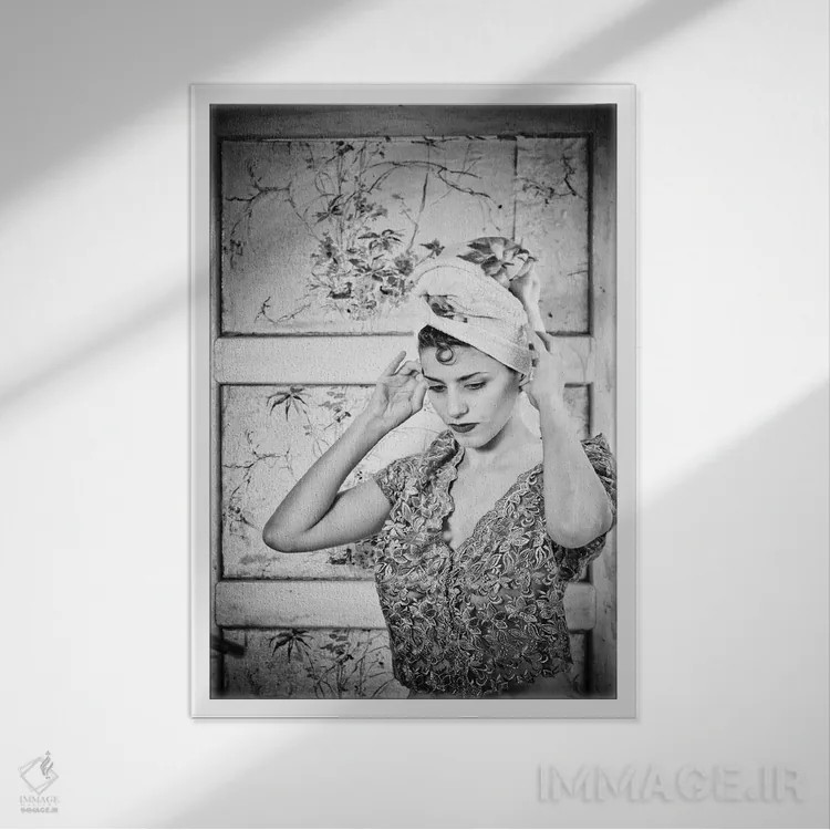 تابلو آیللک I اثر آلساندرو پاسرینی - نمای قابدار سفید