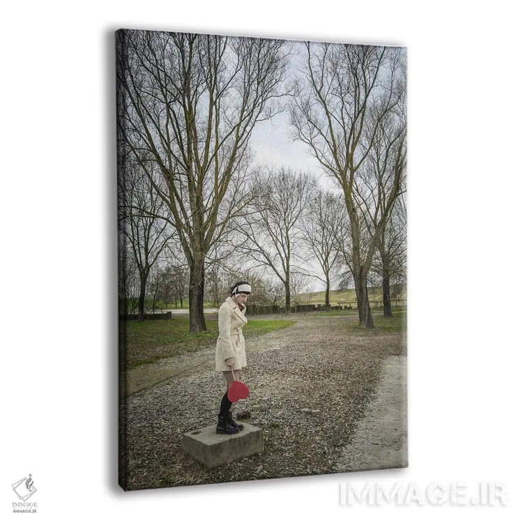 تابلو انسان کوچک IX اثر آلساندرو پاسرینی - نمای پرسپکتیو محصول