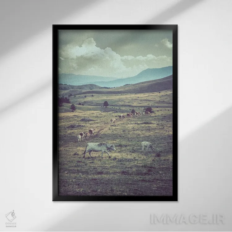 تابلو تبت کوچک XVIII اثر آلساندرو پاسرینی - نمای قابدار مشکی