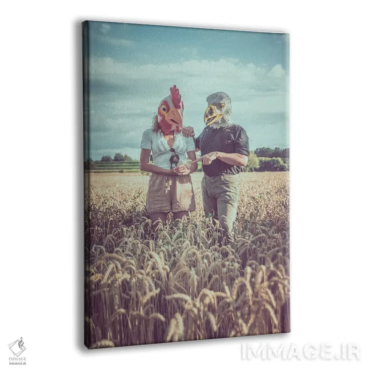 تابلو پرترهٔ خانوادگی I اثر آلساندرو پاسرینی - نمای پرسپکتیو محصول