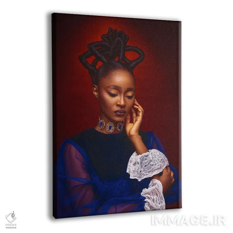 تابلو آده اوری (نام خاص آفریقایی) اثر آدنیران آدسانیا - نمای پرسپکتیو محصول