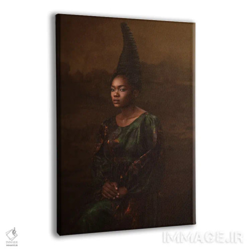 تابلو ایوبا مونا (نام خاص آفریقایی) اثر آدنیران آدسانیا - نمای پرسپکتیو محصول
