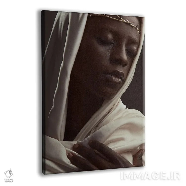 تابلو زن الهی اثر آدنیران آدسانیا - نمای پرسپکتیو محصول
