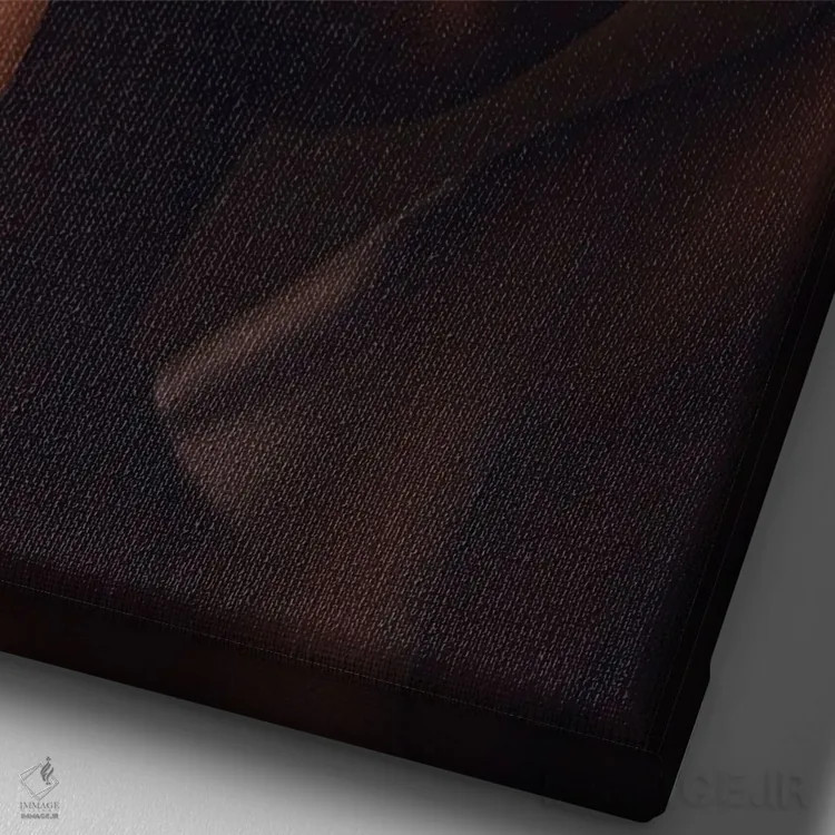 تابلو پوست شکلاتی اثر آدنیران آدسانیا - نمای نزدیک بافت بوم