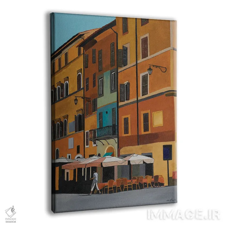 تابلو رم، ایتالیا اثر آن دو پلنتی - نمای پرسپکتیو محصول