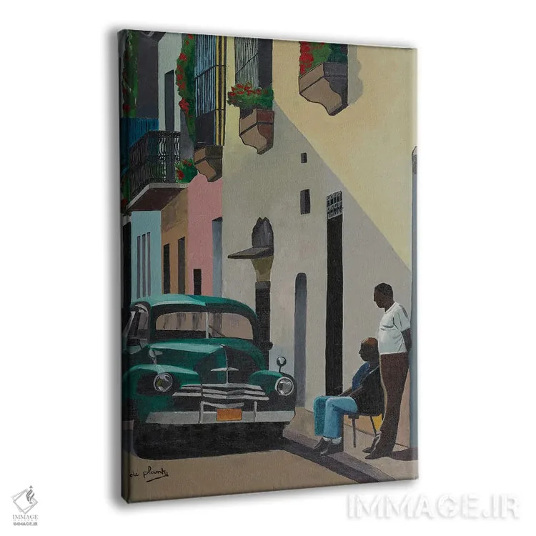 تابلو کوبای آرام، کوبا اثر آن دو پلنتی - نمای پرسپکتیو محصول