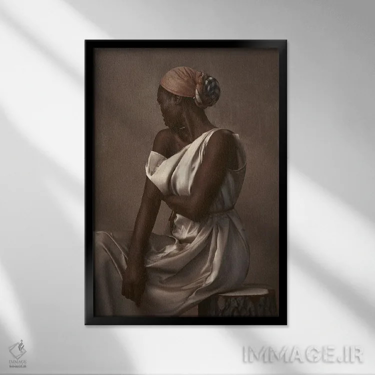 تابلو کشف اثر آدنیران آدسانیا - نمای قابدار مشکی