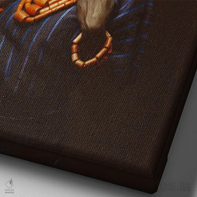 تابلو کیهان خرد اثر آدنیران آدسانیا - نمای نزدیک بافت بوم