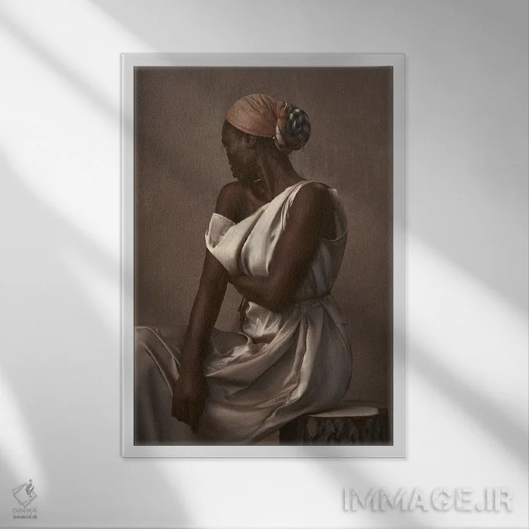 تابلو کشف اثر آدنیران آدسانیا - نمای قابدار سفید