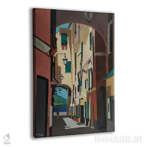 تابلو پیادهروی در لایگوئلیا، ایتالیا اثر آن دو پلنتی - نمای پرسپکتیو محصول