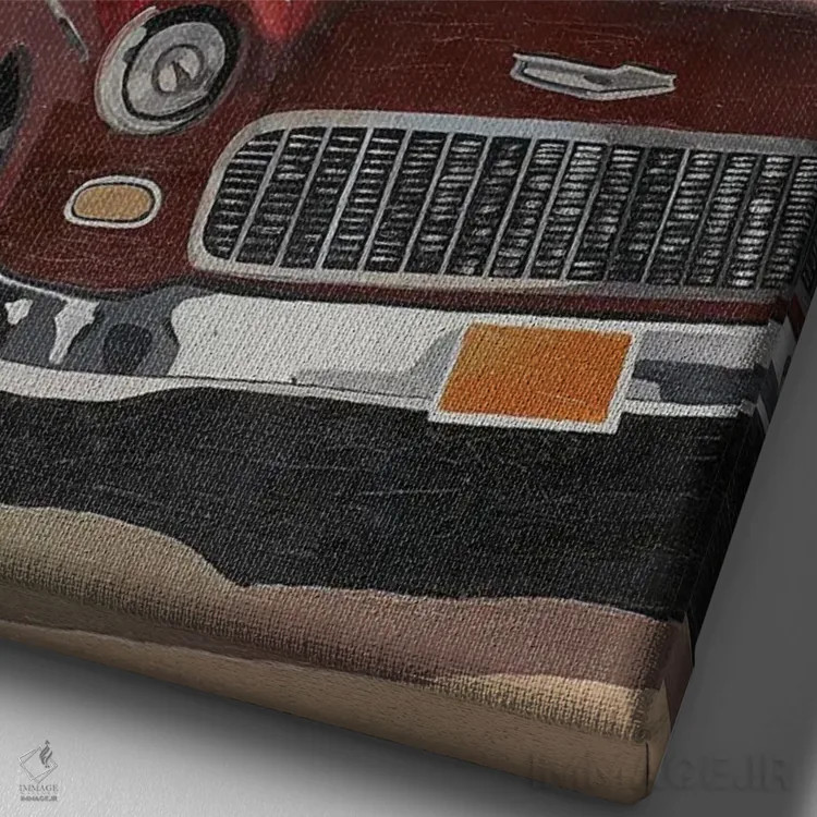 تابلو ترینیداد، کوبا اثر آن دو پلنتی - نمای نزدیک بافت بوم