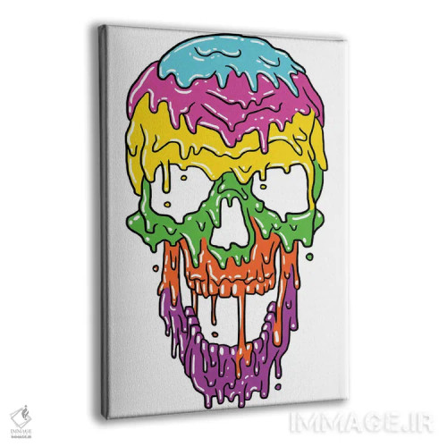 تابلو جمجمه مایع اثر آلبرتو پرز - نمای پرسپکتیو محصول
