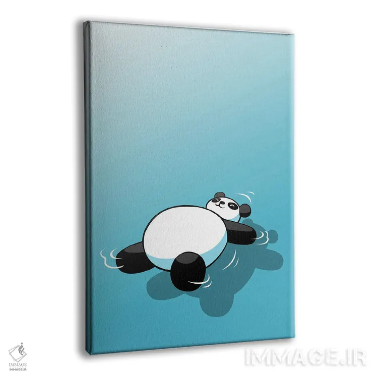 تابلو پاندای خواب اثر آلبرتو پرز - نمای پرسپکتیو محصول