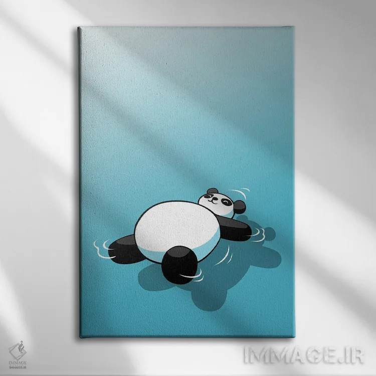 تابلو پاندای خواب اثر آلبرتو پرز - نمای روبهرو روی دیوار
