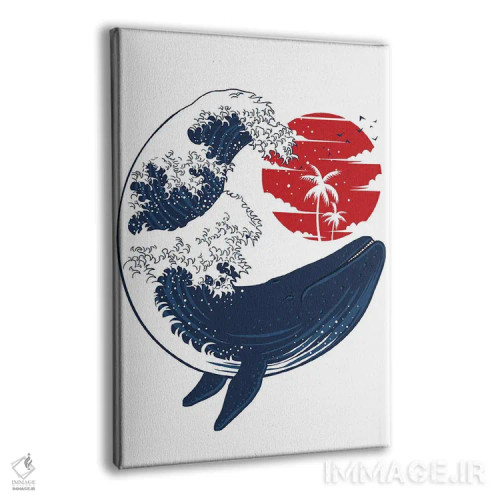 تابلو موج نهنگ اثر آلبرتو پرز - نمای پرسپکتیو محصول