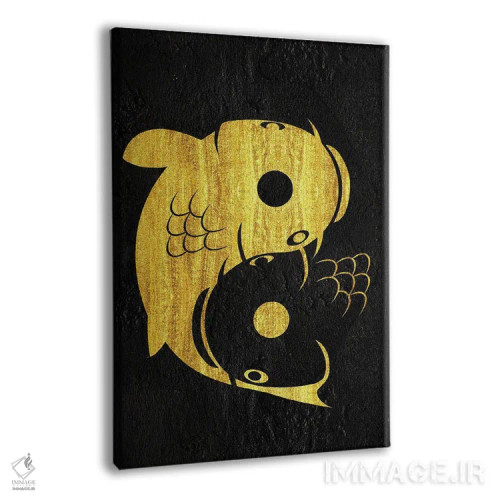 تابلو کپور یین یانگ (نماد توازن) اثر آلبرتو پرز - نمای پرسپکتیو محصول