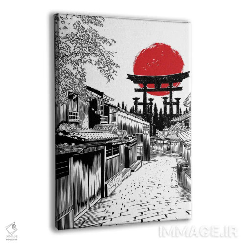 تابلو توریی خیابانی (دروازه ژاپنی) اثر آلبرتو پرز - نمای پرسپکتیو محصول