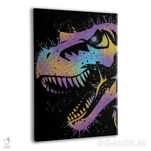 تابلو رکس رنگارنگ اثر آلبرتو پرز - نمای پرسپکتیو محصول