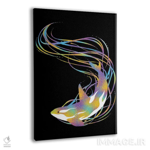 تابلو نهنگ قاتل فانتزی اثر آلبرتو پرز - نمای پرسپکتیو محصول