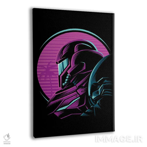 تابلو بازی رترو (سبک قدیمی) اثر آلبرتو پرز - نمای پرسپکتیو محصول