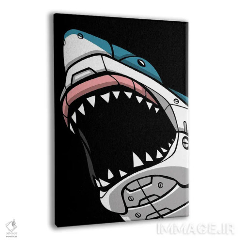 تابلو کوسه مکانیکی اثر آلبرتو پرز - نمای پرسپکتیو محصول