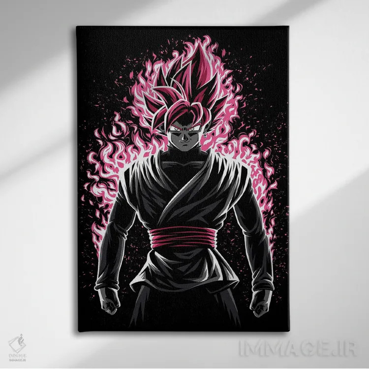 تابلو رز سیاه اثر آلبرتو پرز - نمای روبهرو روی دیوار