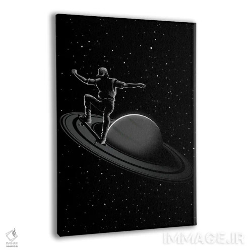 تابلو اسکیتباز در زحل اثر آلبرتو پرز - نمای پرسپکتیو محصول