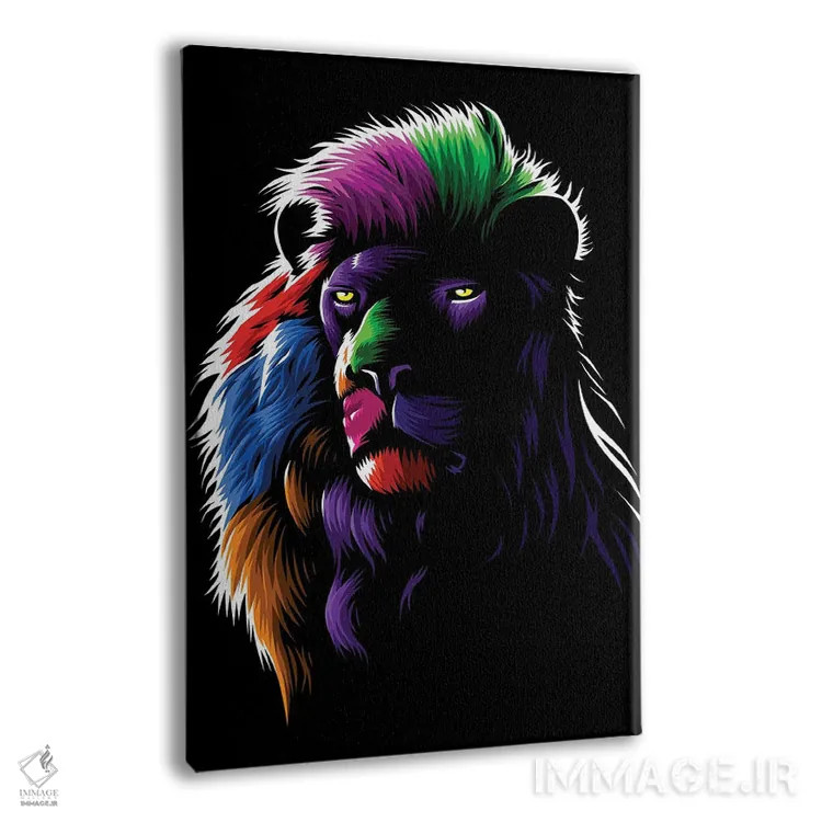 تابلو رنگهای شیر اثر آلبرتو پرز - نمای پرسپکتیو محصول