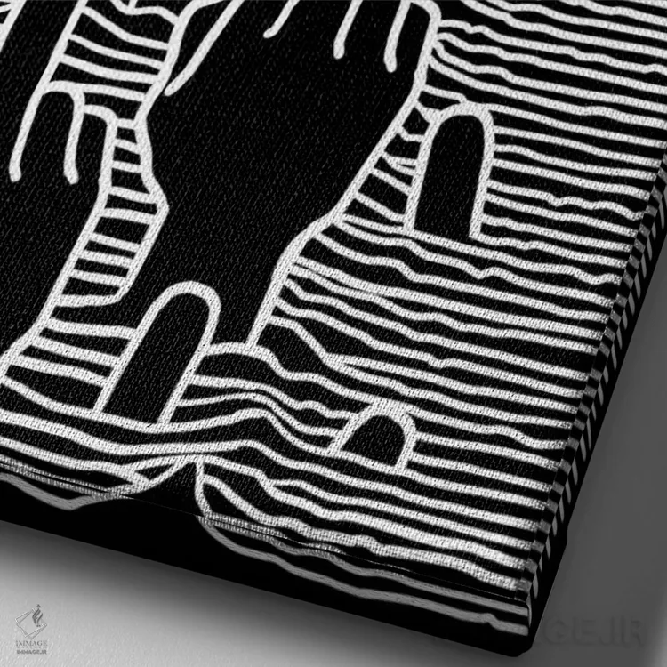 تابلو دیوژن فاک (عبارت مبهم) اثر آلبرتو پرز - نمای نزدیک بافت بوم