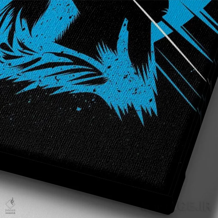 تابلو مجسمه آزادی (نیویورک) اثر آلبرتو پرز - نمای نزدیک بافت بوم