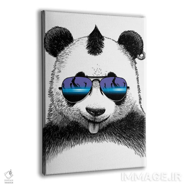 تابلو پاندای دیجی اثر آلبرتو پرز - نمای پرسپکتیو محصول