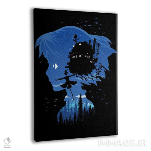 تابلو شب قلعه اثر آلبرتو پرز - نمای پرسپکتیو محصول