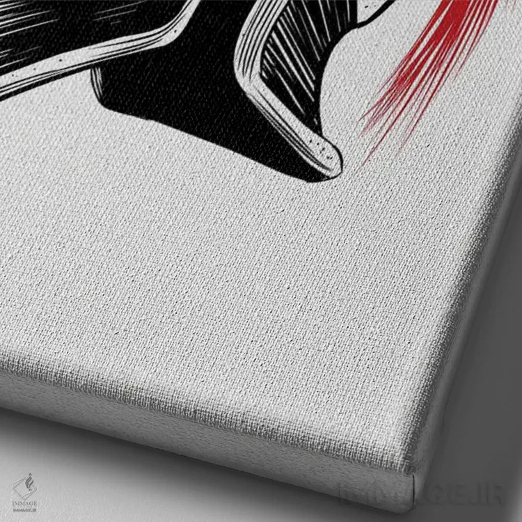 تابلو کلاهخود اسپارتان (یونان باستان) اثر آلبرتو پرز - نمای نزدیک بافت بوم