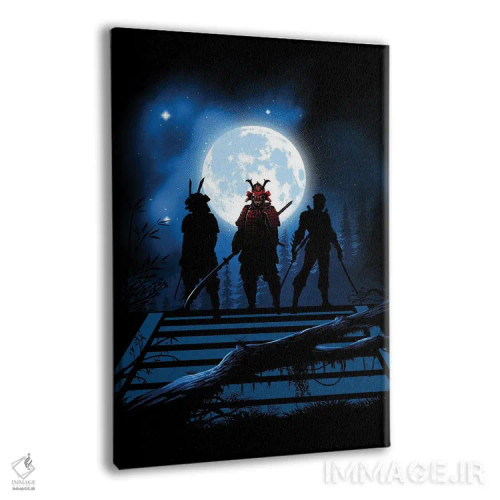 تابلو نینجا و ساموراییها اثر آلبرتو پرز - نمای پرسپکتیو محصول