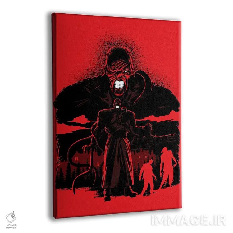 تابلو نمسیس زامبی اثر آلبرتو پرز - نمای پرسپکتیو محصول