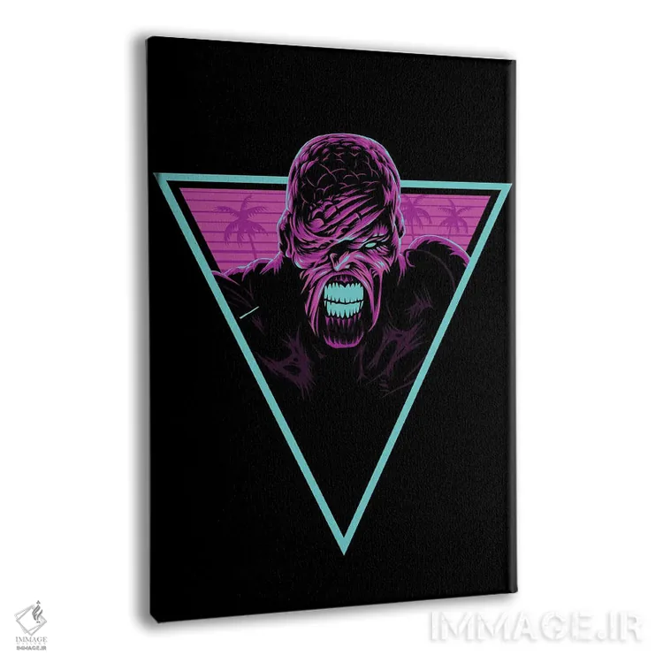 تابلو نمسیس رترو (سبک قدیمی) اثر آلبرتو پرز - نمای پرسپکتیو محصول