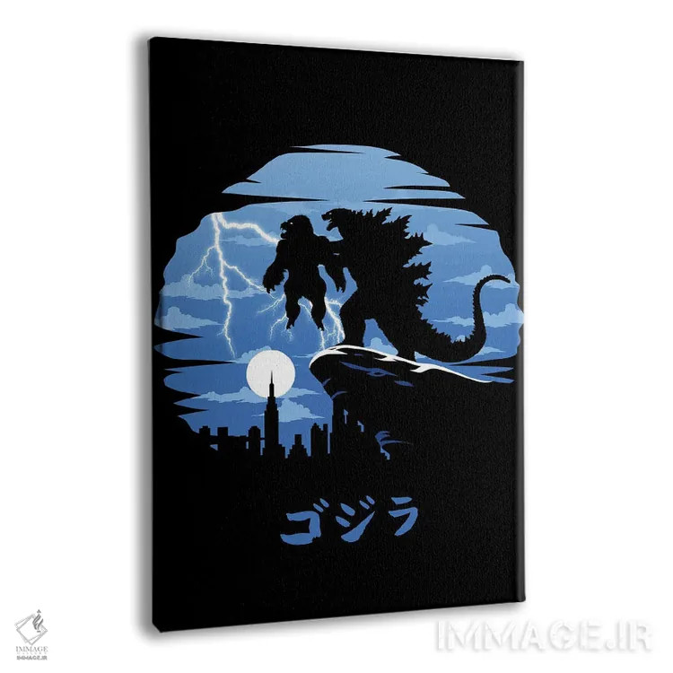 تابلو شاه گوریلا اثر آلبرتو پرز - نمای پرسپکتیو محصول