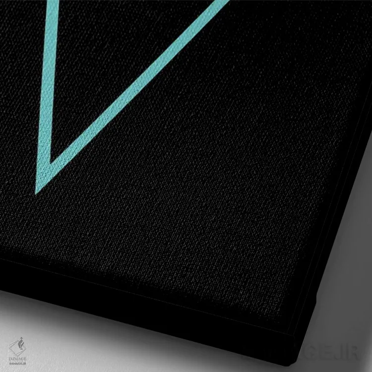 تابلو نمسیس رترو (سبک قدیمی) اثر آلبرتو پرز - نمای نزدیک بافت بوم