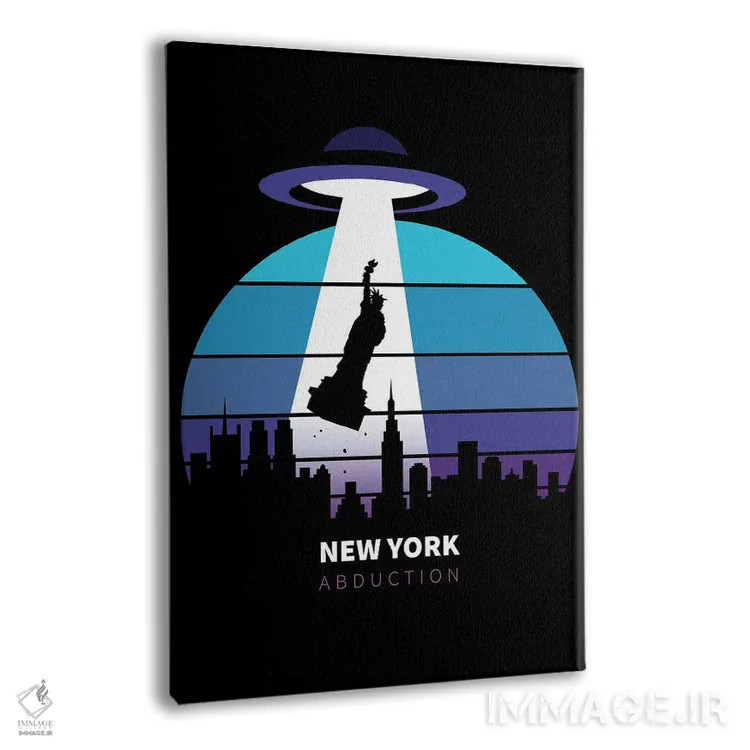 تابلو ربوده شدن مجسمه آزادی اثر آلبرتو پرز - نمای پرسپکتیو محصول