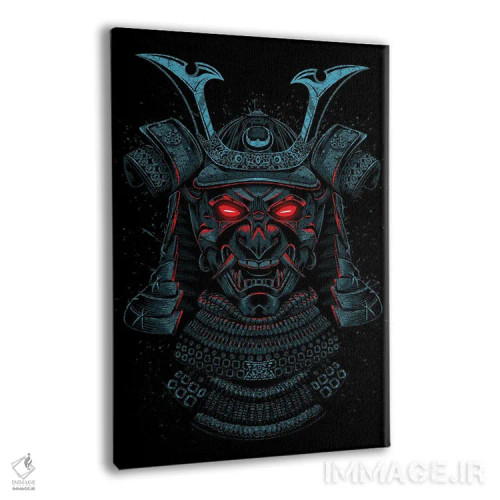 تابلو سامورایی با چشمان قرمز اثر آلبرتو پرز - نمای پرسپکتیو محصول