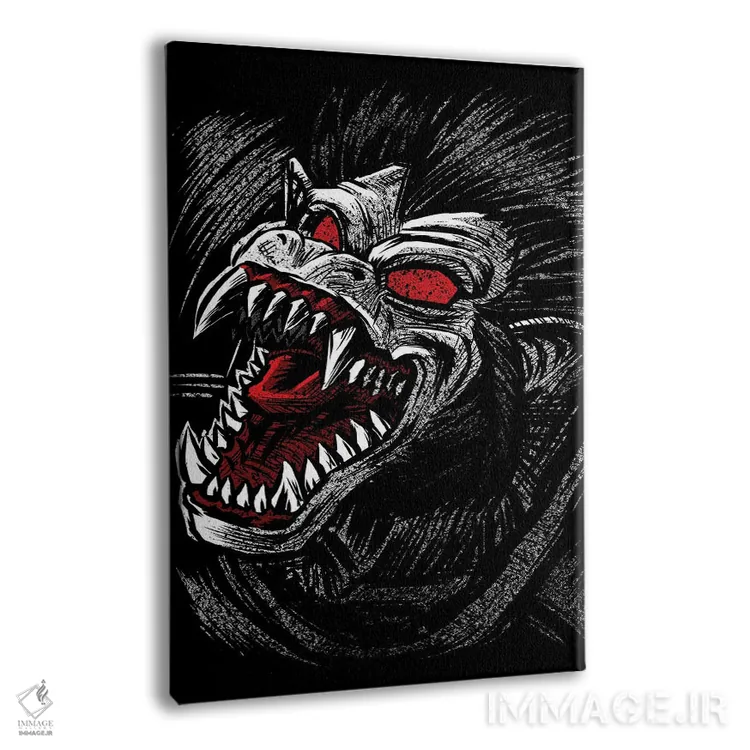 تابلو شاهزاده میمونها اثر آلبرتو پرز - نمای پرسپکتیو محصول