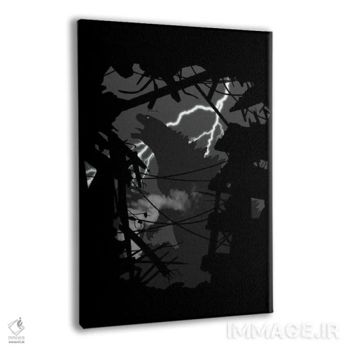 تابلو نابودی شهر اثر آلبرتو پرز - نمای پرسپکتیو محصول